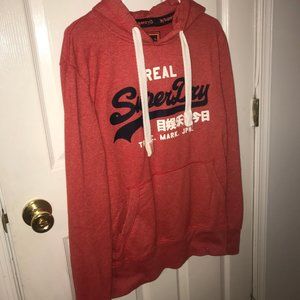 Red SuperDry Hoodie